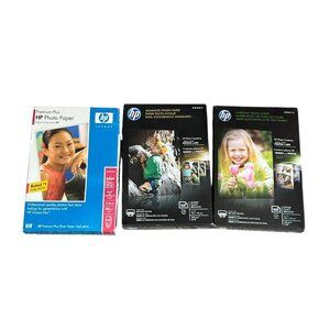 Set of 3 Packs of HP Everyday Photo Paper 4 x 6 Premium 300 Pages Total